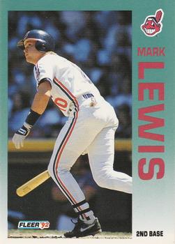 #116 Mark Lewis - Cleveland Indians - 1992 Fleer Baseball