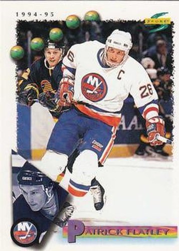 #116 Patrick Flatley - New York Islanders - 1994-95 Score Hockey