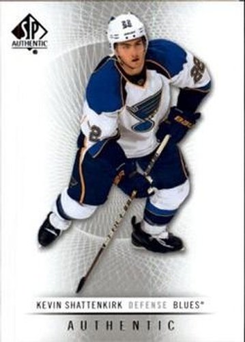 #116 Kevin Shattenkirk - St. Louis Blues - 2012-13 SP Authentic Hockey