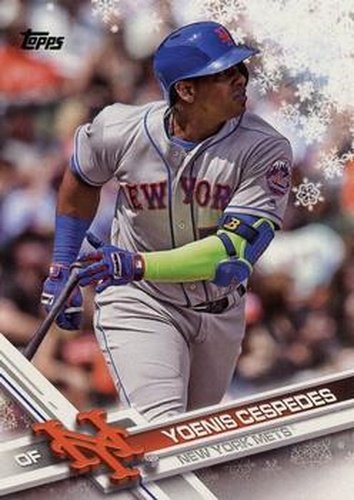 #HMW116 Yoenis Cespedes - New York Mets - 2017 Topps Holiday Baseball