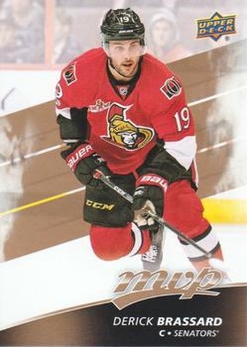 #116 Derick Brassard - Ottawa Senators - 2017-18 Upper Deck MVP Hockey