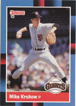 #116 Mike Krukow - San Francisco Giants - 1988 Donruss Baseball