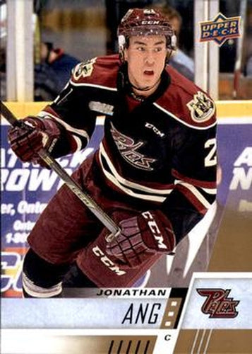 #116 Jonathan Ang - Peterborough Petes - 2017-18 Upper Deck CHL Hockey
