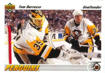 #116 Tom Barrasso - Pittsburgh Penguins - 1991-92 Upper Deck Hockey