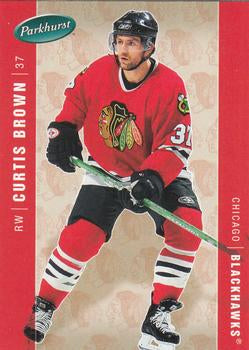 #116 Curtis Brown - Chicago Blackhawks - 2005-06 Parkhurst Hockey