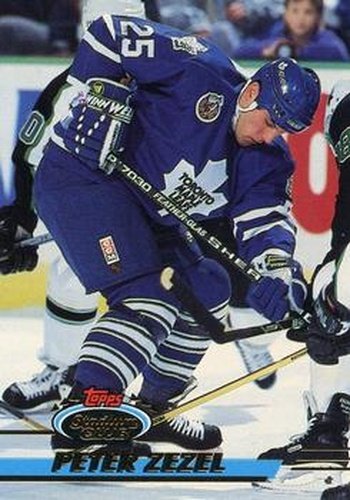 #116 Peter Zezel - Toronto Maple Leafs - 1993-94 Stadium Club Hockey