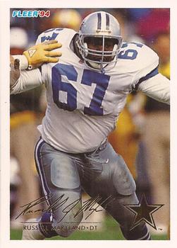 #116 Russell Maryland - Dallas Cowboys - 1994 Fleer Football