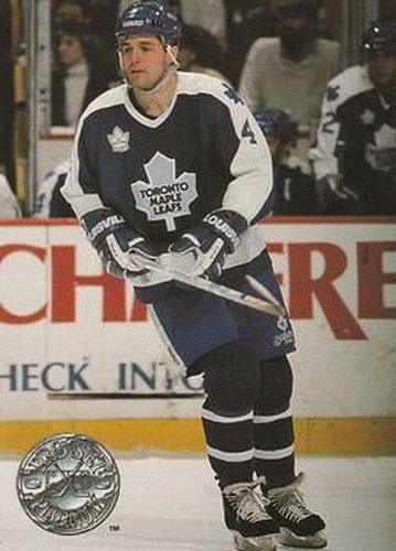 #116 Dave Ellett - Toronto Maple Leafs - 1991-92 Pro Set Platinum Hockey