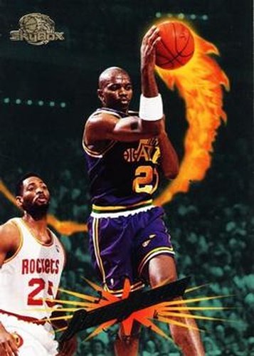 #116 David Benoit - Utah Jazz - 1995-96 SkyBox Premium Basketball