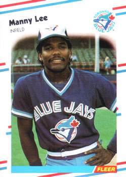 #116 Manny Lee - Toronto Blue Jays - 1988 Fleer Baseball