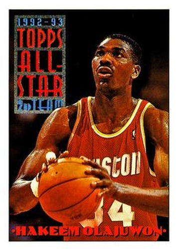 #116 Hakeem Olajuwon - Houston Rockets - 1993-94 Topps Basketball