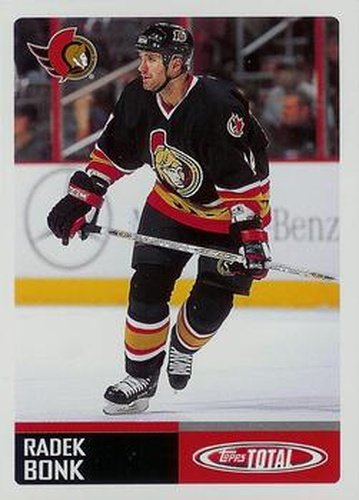 #116 Radek Bonk - Ottawa Senators - 2002-03 Topps Total Hockey