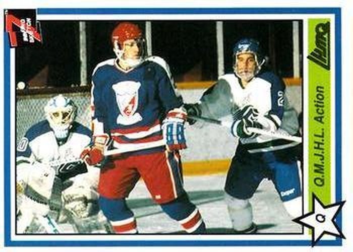 #116 QMJHL Action - 1990-91 7th Inning Sketch QMJHL Hockey