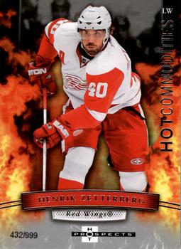 #116 Henrik Zetterberg - Detroit Red Wings - 2007-08 Fleer Hot Prospects Hockey