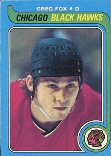 #116 Greg Fox - Chicago Blackhawks - 1979-80 O-Pee-Chee Hockey