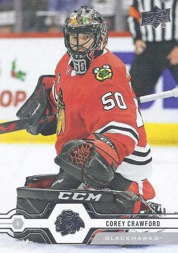 #116 Corey Crawford - Chicago Blackhawks - 2019-20 Upper Deck Hockey