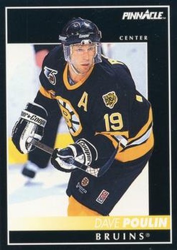 #116 Dave Poulin - Boston Bruins - 1992-93 Pinnacle Canadian Hockey