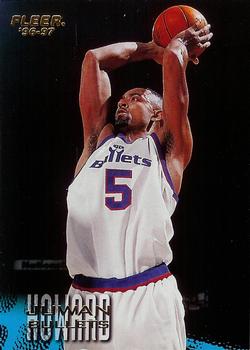 #116 Juwan Howard - Washington Bullets - 1996-97 Fleer Basketball