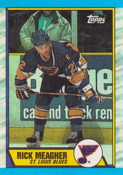 #116 Rick Meagher - St. Louis Blues - 1989-90 Topps Hockey