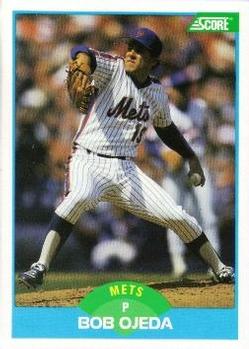 #116 Bob Ojeda - New York Mets - 1989 Score Baseball