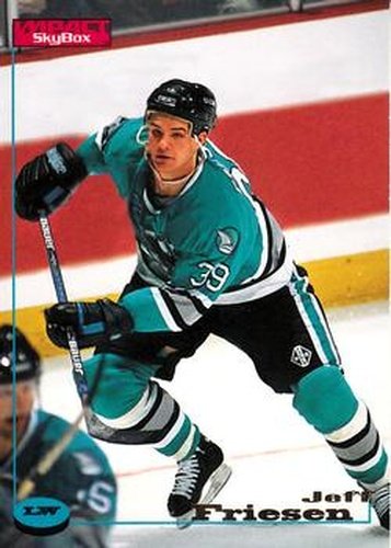 #116 Jeff Friesen - San Jose Sharks - 1996-97 SkyBox Impact Hockey