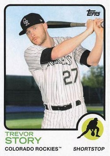 #116 Trevor Story - Colorado Rockies - 2021 Topps Archives Baseball
