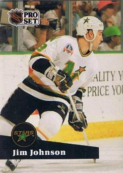 #116 Jim Johnson - 1991-92 Pro Set Hockey