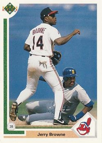 #116 Jerry Browne - Cleveland Indians - 1991 Upper Deck Baseball