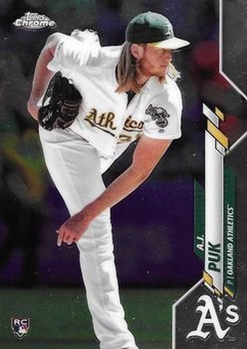 #116 A.J. Puk - Oakland Athletics - 2020 Topps Chrome Baseball