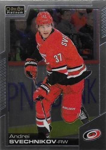 #116 Andrei Svechnikov - Carolina Hurricanes - 2020-21 O-Pee-Chee Platinum Hockey