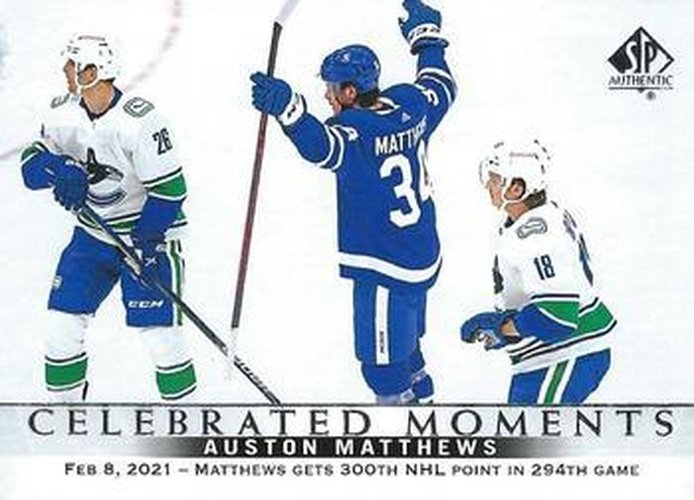 #116 Auston Matthews - Toronto Maple Leafs - 2020-21 SP Authentic Hockey