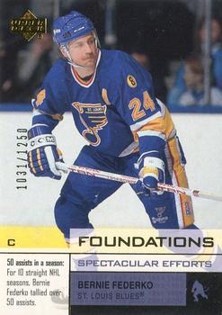 #116 Bernie Federko - St. Louis Blues - 2002-03 Upper Deck Foundations Hockey