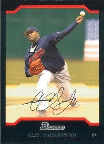 #116 C.C. Sabathia - Cleveland Indians - 2004 Bowman Baseball