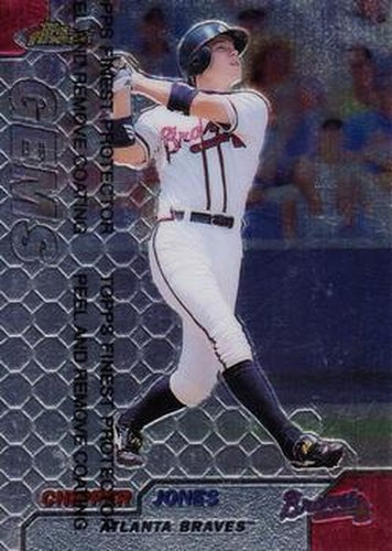 #116 Chipper Jones - Atlanta Braves - 1999 Finest Baseball