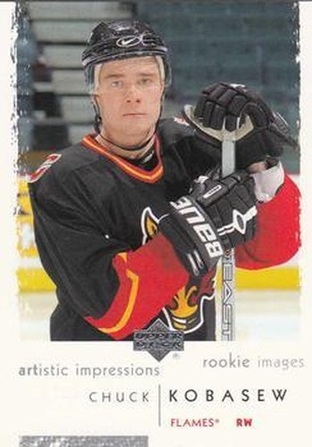 #116 Chuck Kobasew - Calgary Flames - 2002-03 UD Artistic Impressions Hockey