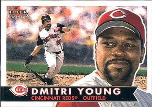 #116 Dmitri Young - Cincinnati Reds - 2001 Fleer Tradition Baseball