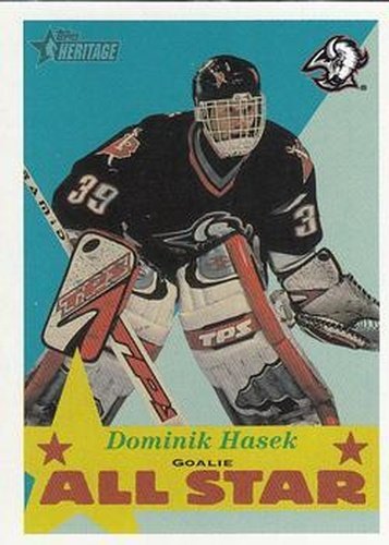 #116 Dominik Hasek - Buffalo Sabres - 2001-02 Topps Heritage Hockey