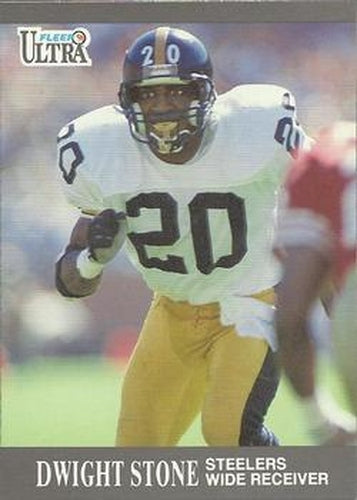 #116 Dwight Stone - Pittsburgh Steelers - 1991 Ultra Football