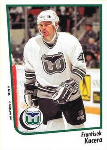 #116 Frantisek Kucera - Hartford Whalers - 1994-95 Panini Hockey Stickers