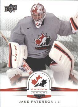 #116 Jake Paterson - Canada - 2014-15 Upper Deck Team Canada Juniors Hockey