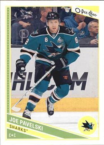 #116 Joe Pavelski - San Jose Sharks - 2013-14 O-Pee-Chee Hockey