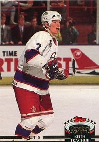 #116 Keith Tkachuk - Winnipeg Jets - 1992-93 Stadium Club Hockey