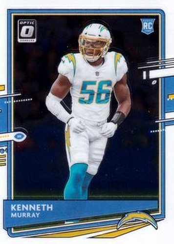 #116 Kenneth Murray - Los Angeles Chargers - 2020 Donruss Optic Football