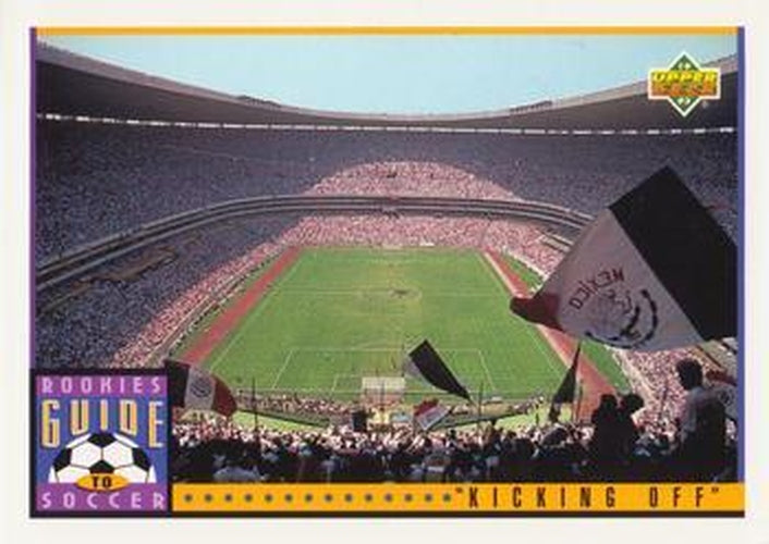 #116 Kicking Off - 1993 Upper Deck World Cup Preview English/Spanish Soccer