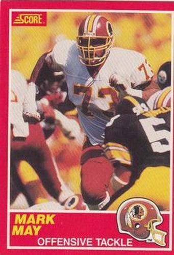 #116 Mark May - Washington Redskins - 1989 Score Football