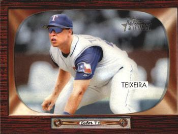 #116 Mark Teixeira - Texas Rangers - 2004 Bowman Heritage Baseball