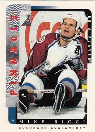 #116 Mike Ricci - Colorado Avalanche - 1996-97 Pinnacle Be a Player Hockey