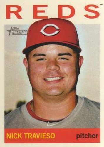#116 Nick Travieso - AZL Reds - 2013 Topps Heritage Minor League Baseball