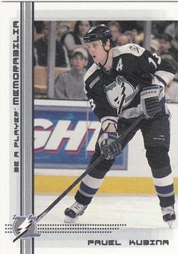 #116 Pavel Kubina - Tampa Bay Lightning - 2000-01 Be a Player Memorabilia Hockey