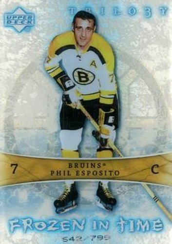 #116 Phil Esposito - Boston Bruins - 2007-08 Upper Deck Trilogy Hockey